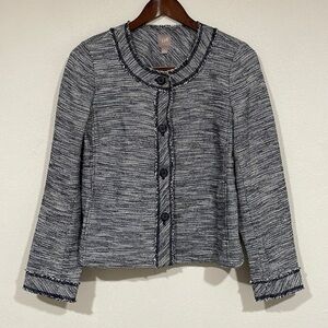 J Jill Button Up Blazer